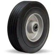 Hamilton Super-Flex Rubber (60A) on Aluminum Wheel 8" Diameter x 1-7/8" Wide x 2