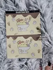 pompompurin Credit Card Skin Small Chip 2 Pcs