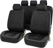 Car Seat Cover Breathable PU Leather Full Surrounded Seat Protector Universal Vehicle Seat Cushion Suitable for Most Cars