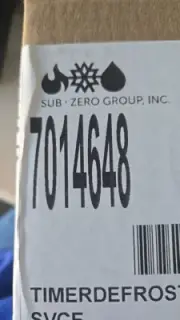 7014648 GENUINE SUB-ZERO Defrost Timer 6hr/21min Factory certified part