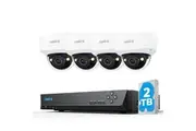 Reolink CCTV Security System 8CH NVR 4 Cameras 5MP IK10 with 2TB Hard Drive RLK8-500V4