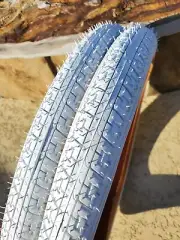 Last Set GT Tires 20 x1.75 White/Tan Lp-5 bmx bike old school dyno performer nos