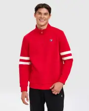 Men's Bradley Qtr Zip - RED - RED