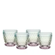 Villeroy & Boch Boston Pearl Crystal Double Old Fashioned Glasses, Set of 4