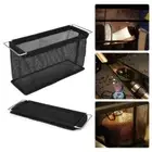 Folding Drain Camping Table Mesh Bag Camping Table Storage Basket Easy to Use