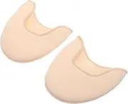 Dance Toe Pads for Women Pointe Cover Shoe Toe Protectors High Heel Comfort Pads Toe Cap Covers for Ballet Shoes Beige