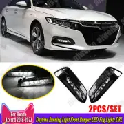 For Honda Accord 2018-2022 Daytime Running Light Front Bumper LED Fog Lights DRL (for: Honda)