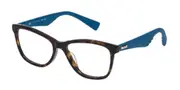 Police VPL414 SPARKLE 5 722Y Men's Glasses Tortoiseshell Size 52 - Private Health Rebate - Blue Light Block Available