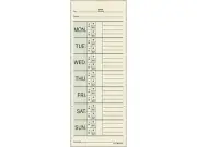 Adams Manila Time Cards 338 x 9 Pack of 200 for Time Card Machines