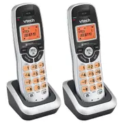 2x VTech 20050E DECT Cordless Phone Home Telephone Handset w/ Speakerphone Black
