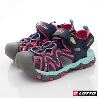 在飛比找樂天市場購物網優惠-LOTTO樂得義大利專業運動童鞋輕量護趾涼鞋LT1AKS33