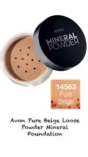 Avon Mineral Loose Powder Foundation Pure Beige 6g NEW STOCK AVON UK