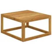Solid Acacia Wood Timber Coffee Side Table Square Sofa Lounge Storage 68cm