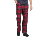 Barbour Men's Glenn Tartan Lounge Pants in Red Tartan-Medium