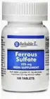 Ferrous Sulfate 325 mg Iron Supplement Tablets Dietary Reliable1 2 x 100 Count