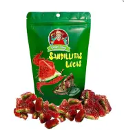 Chamoy Gummy Mexican Candy Watermelon Chomis Gomis Dulce Chamoy Sandia Gomitas