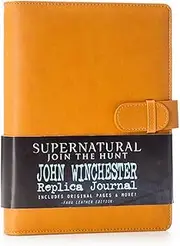 Supernatural John Winchester's Journal, Official Replica From Supernatural, Biggerson's Turducken Ad, Mystery Spot Brochure and 5 News Articles