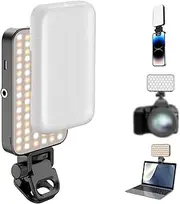 Generic Selfie Light, 96 LED Rechargeable Clip Fill Video Conference Light for Phone,Camera, Laptop, 2000mAh Rechargeable Clip Video Light for Makeup, TikTok, Vlog, and Video Calls