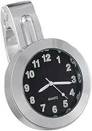 Handlebar Table Clock for Motorcycle Waterproof Car Watch Aluminum Case Night Install