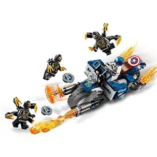 LEGO 76123 Captain America Outriders 超級英雄系列【必買站】樂高盒組