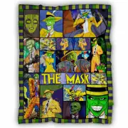 The Mask Blanket, The Mask Movie Fleece, Sherpa Blanket