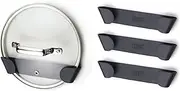 Joseph Joseph CupboardStore - Set of 4 Pot and Pan Lid Holders Self Adhesive Wall Mount Storage Organizer