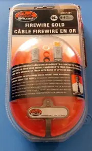 Geek Squad Firewire 24k Gold Cable 14' Feet 6-pin IEEE 1394 GS-14FW64 BRAND NEW