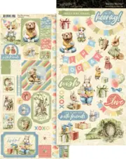GRAPHIC 45 ~ HIP HIP HOORAY ~ Sticker Set