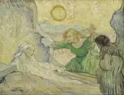 Vincent van Gogh - The raising of Lazarus Painitng Canvas Print wall home Decor