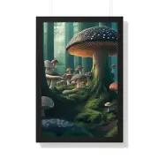 Nature Wall Decor | Psychedelic Art | Trippy Art | Psychedelic Mushroom Art