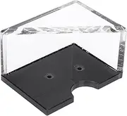 Sturdy Acrylic Poker Card Holder Stand Large Capacity Card Deck Storage Box Non-Slip Base Smooth Surface for
