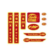 FMF - Team Replica BMX Division decal set - old school bmx