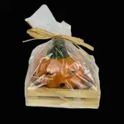 NOS Vintage 2000 Cornerstone Creations Jack O'Lantern Pumpkin Candle Halloween