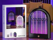 Black (Plug-in) USB Mosquito Killer Lamp - Electric Bug Zapper, Wall-Mounted/St