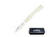 Azero White Micarta Pocket Knife 175mm Overall Length (A181101)