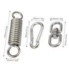Swing Chair Hammock Spring Carabiner Hooks 8 Shape Rotation Loop Hanging Ac XO
