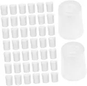 50pcs Refillable Perfume Atomiser Adapters Plastic Travel Spray Bottles Easy Extraction Pump for Essential Oil Transfer