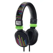 Moki Popper Kids Over-Ear Headphones - Levels Black