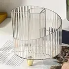 AA Makeup Brush Holder Case Multi Grids Clear Cosmetic Brushes Storage Box For P