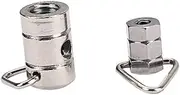ibasenice Banjo Strap Lock Set 2pcs Metal Strap Locks for Guitar Acoustic Banjo Button