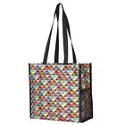 Triangle Arts & Crafts design Multi-coloured Tapestry Tote Shopper Bag Signare