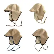 Beanie Hats Earflaps Baby Hat Pilot Bonnet Caps Winter Hat for Baby 2-6Years