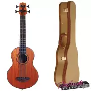 Mahalo MB1 Mahogany Body Ukulele Bass with Padded Deluxe Hardcase