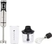 Amazon Basics 500 Watt Multi-Speed Immersion Hand Blender with Silver