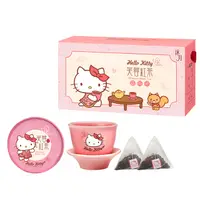 在飛比找PChome24h購物優惠-分享 Hello kitty 芙蓉紅茶附杯盤禮盒(茶包*6入