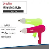 在飛比找松果購物優惠-【破盤價】達新牌 專業級 吹風機 TS-2099 沙龍 美髮