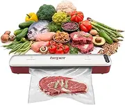 [BEPER] P102CON001 Machine, Sealer with 5 Vacuum Bags, ABS, Dual Operation, 30 cm Sealing Tape, White/Gray, Plastic