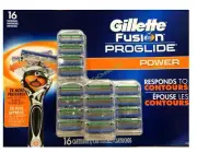 Gillette Proglide Power, Fits Proglide & Fusion Razors, 16 Cartridges