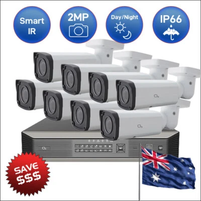 HD 2MP 16 Channel Security CCTV POE IP Camera System with FREE 4TB HDD(Kit8)