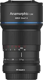 SIRUI 50mm F1.8 1.33X S35 Anamorphic Lens for RF Mount, Blue Flare